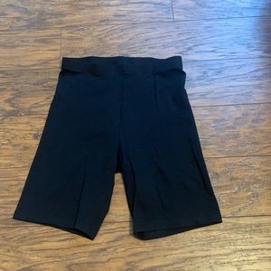 black biker shorts